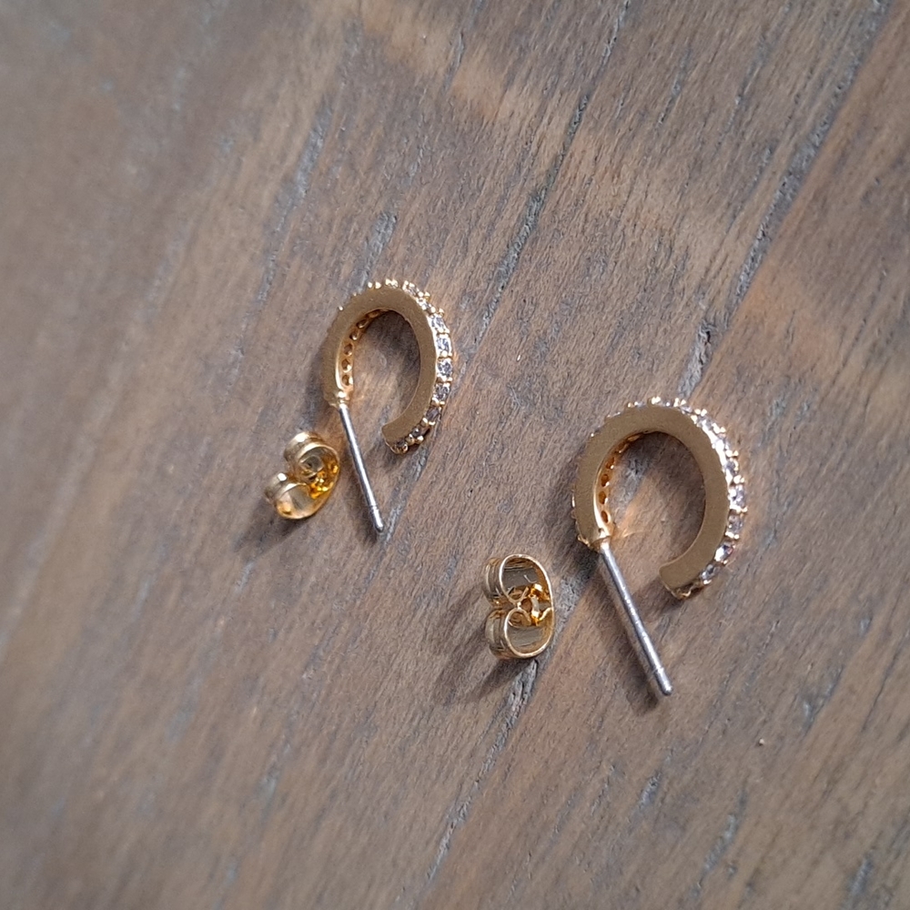 NWT Madewell mini hoop earrings - Picture 3 of 13